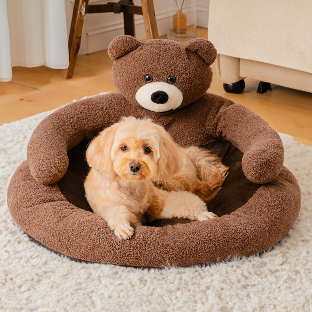 Cute Detachable Cuddle Bear Cat Bed - MP