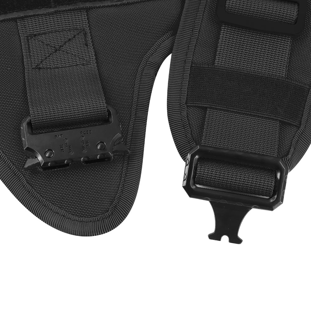 NEW All Metal MiddlePet   Tactical No-Pull Dog Harness with 4 Metal Buckles & Reinforced Front D-Ring