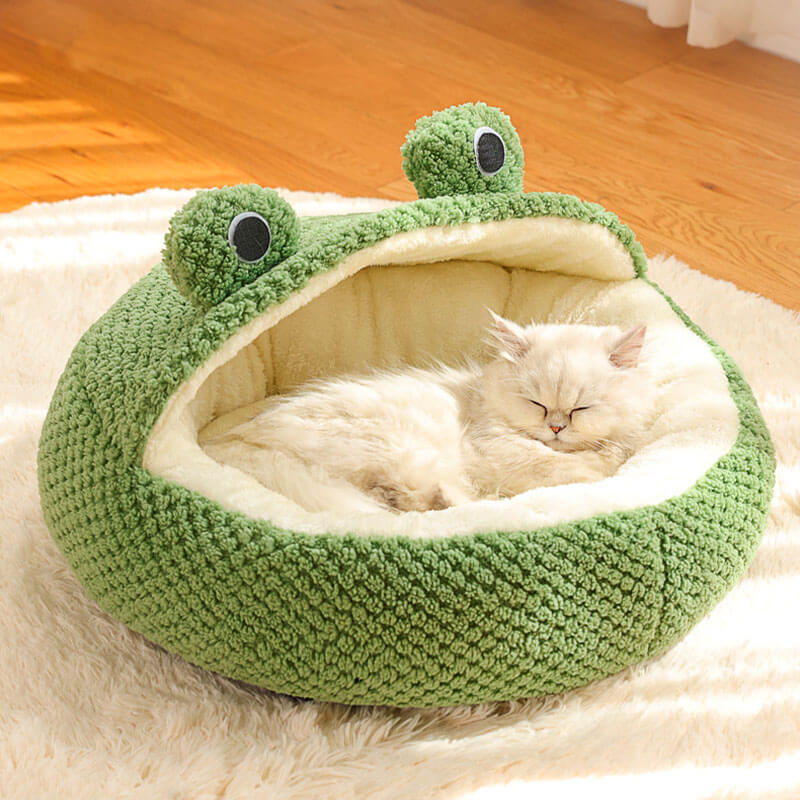 Frog-shaped bed for cat Middlepet™