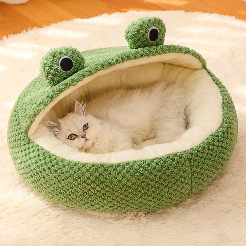 Frog-shaped bed for cat Middlepet™