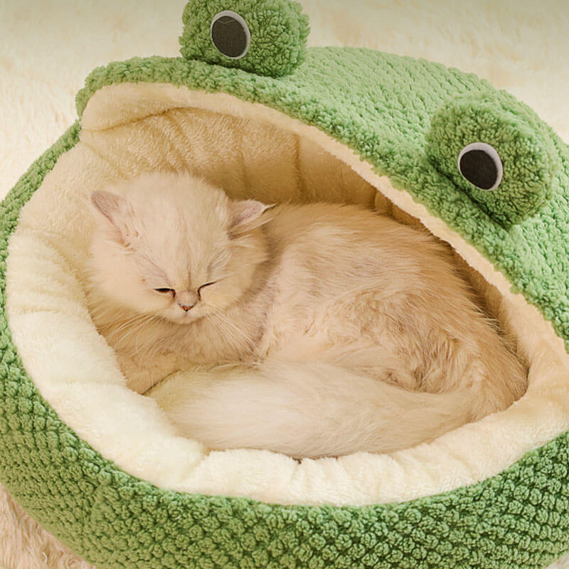 Frog-shaped bed for cat Middlepet™