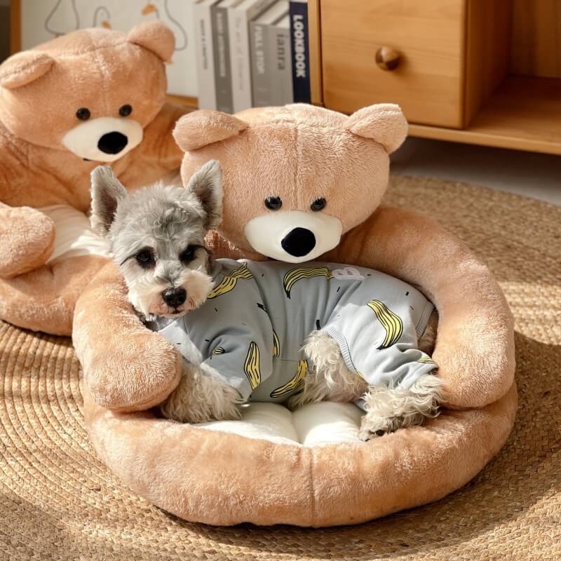 Cute Detachable Cuddle Bear Cat Bed - MP