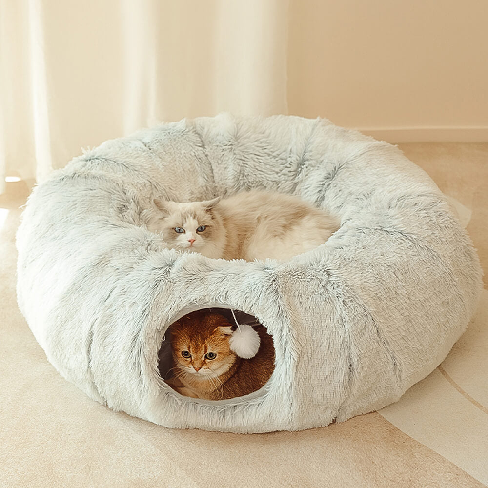 MIDDLEPET™ Donut Shaped Tunnel Cat Bed - MP