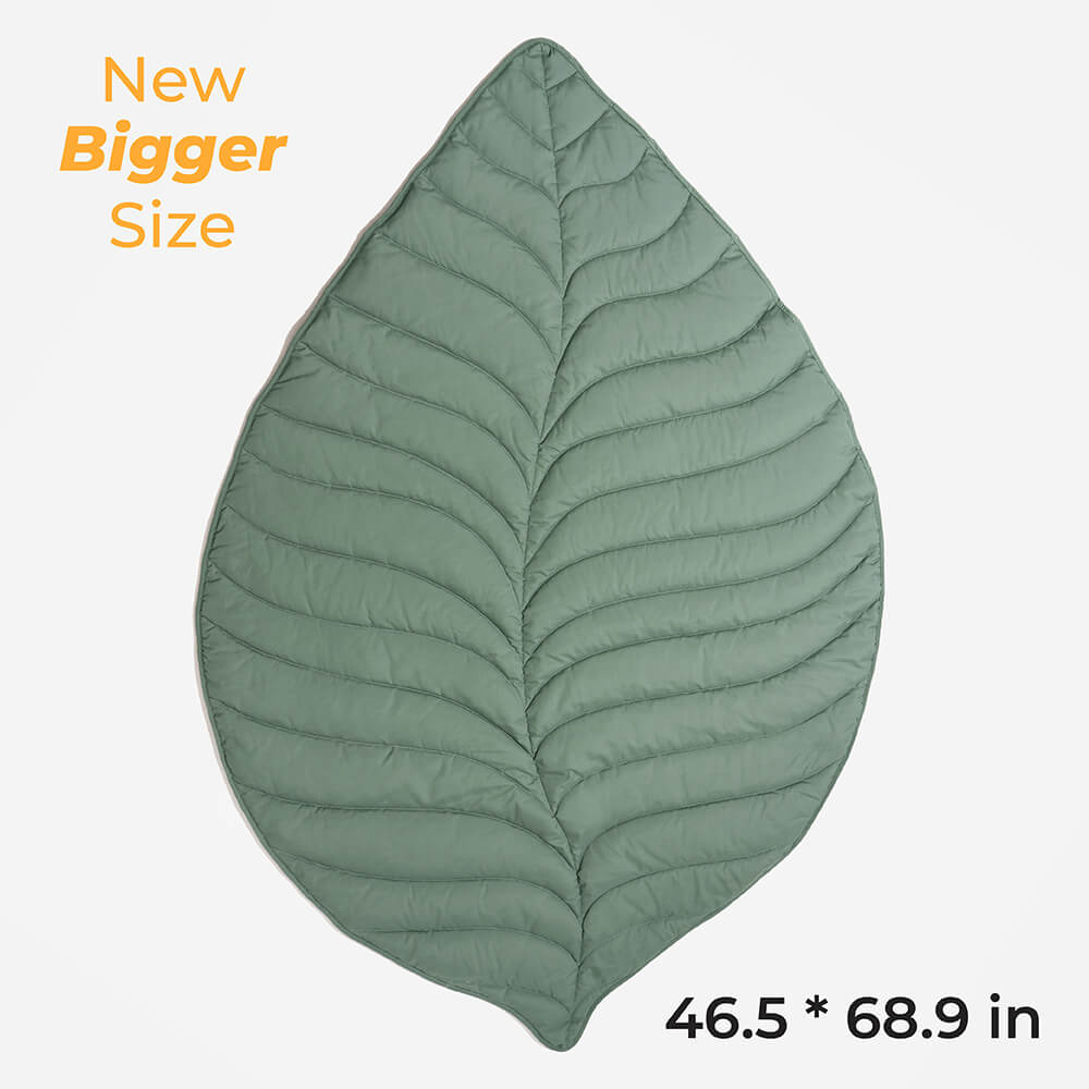 Pet bed Leaf print  - lounge rug Middlepet™