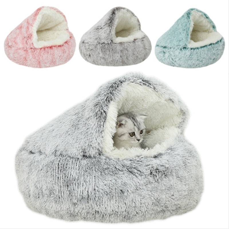 Plush pet cat bed Middlepet™