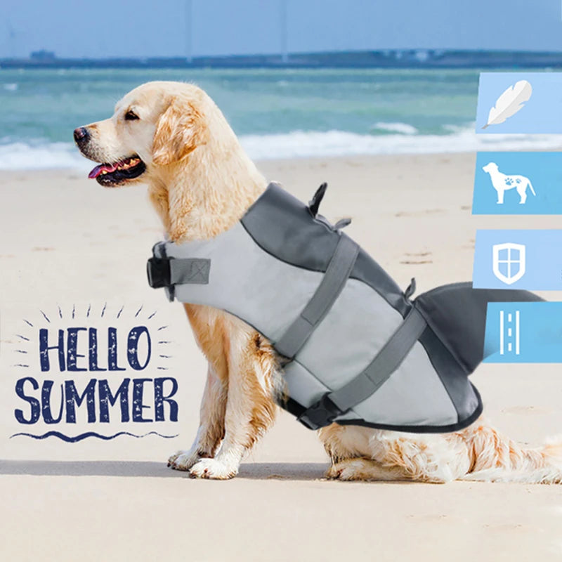 Shark Vest - Doggy Life Jackets. Middlepet™