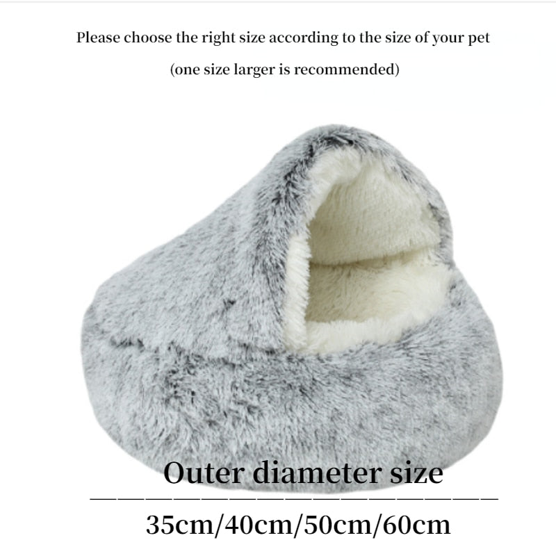 Plush pet cat bed Middlepet™