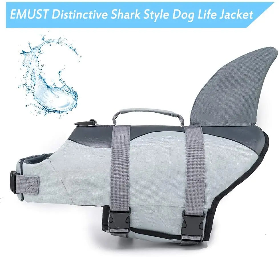 Shark Vest - Doggy Life Jackets. Middlepet™