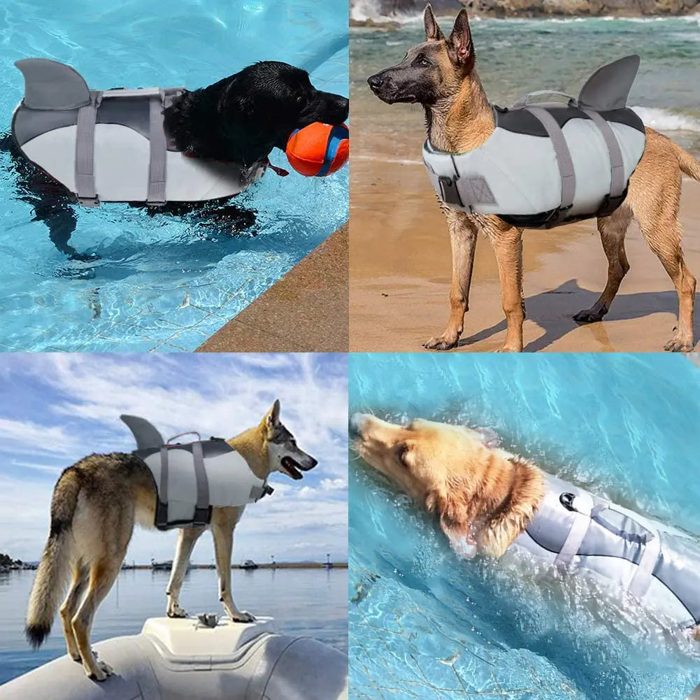 Shark Vest - Doggy Life Jackets. Middlepet™