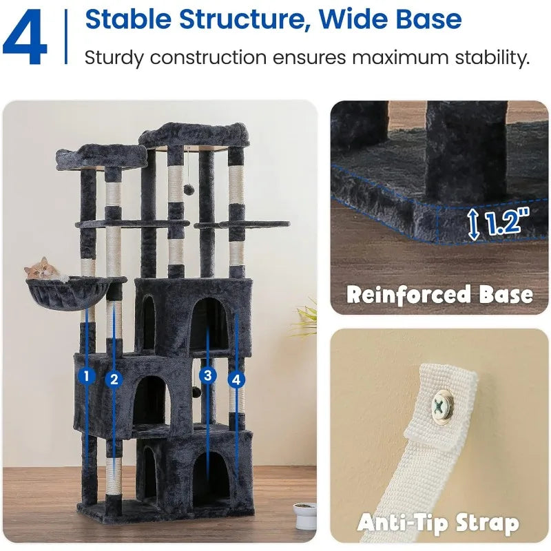 70" Tall Extra Large Cat Tree Middlepet™