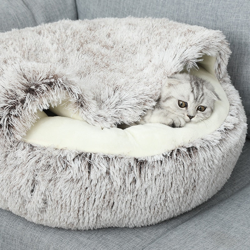 Plush pet cat bed Middlepet™