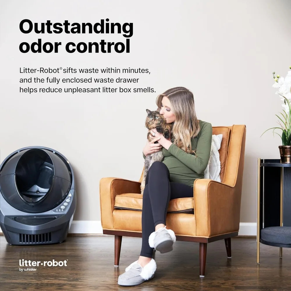 Middlepet™ Automatic Self-Cleaning Cat Litter Box - Smart, Odor-Control, App-Controlled