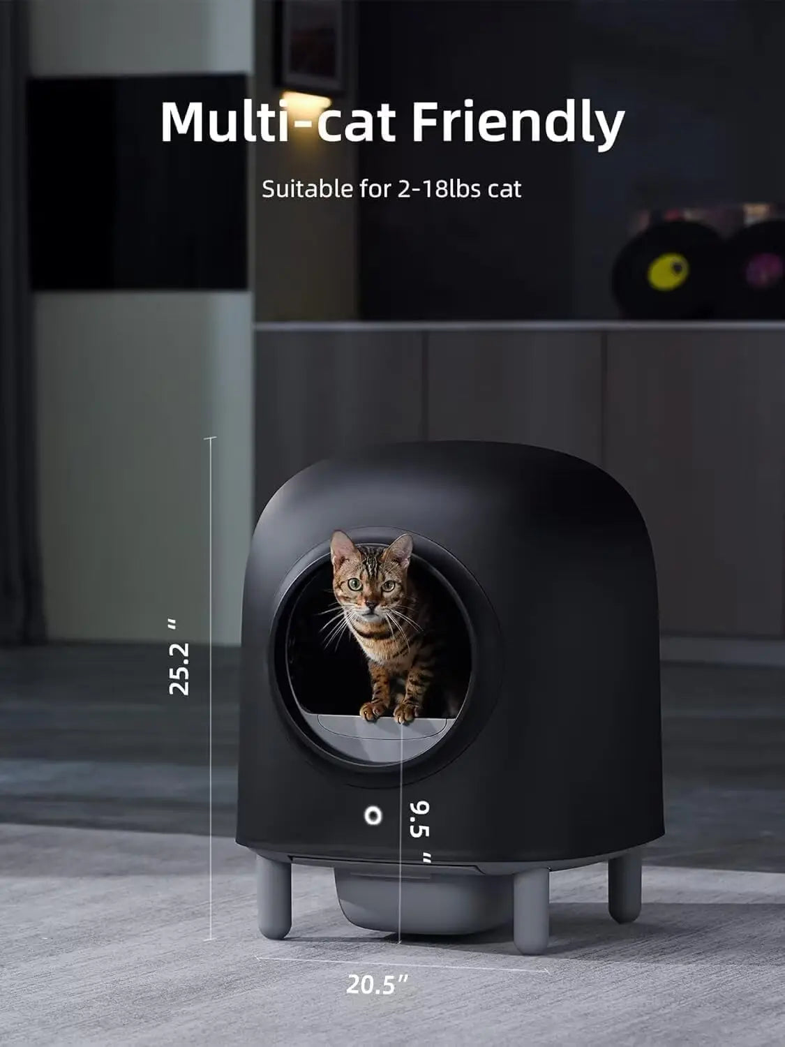 Middlepet™ Automatic Self-Cleaning Cat Litter Box