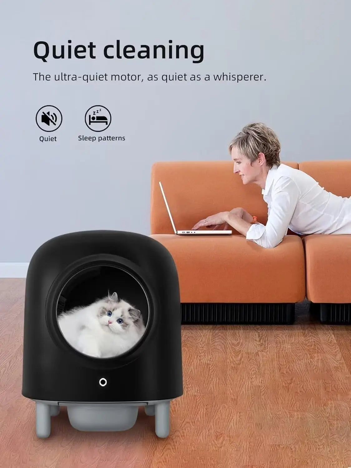 Middlepet™ Automatic Self-Cleaning Cat Litter Box