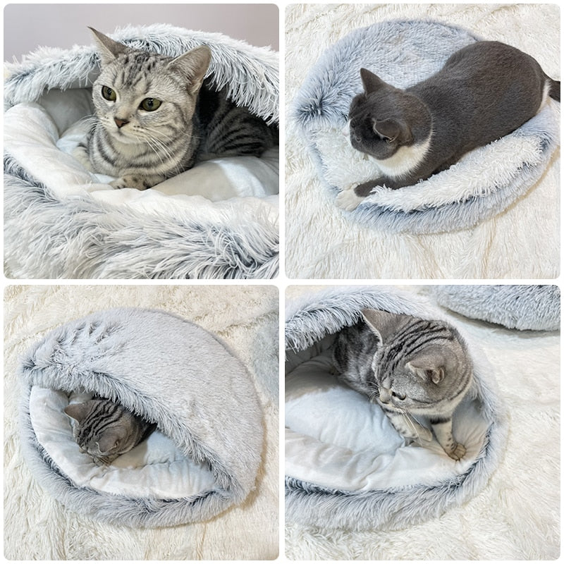 Plush pet cat bed Middlepet™