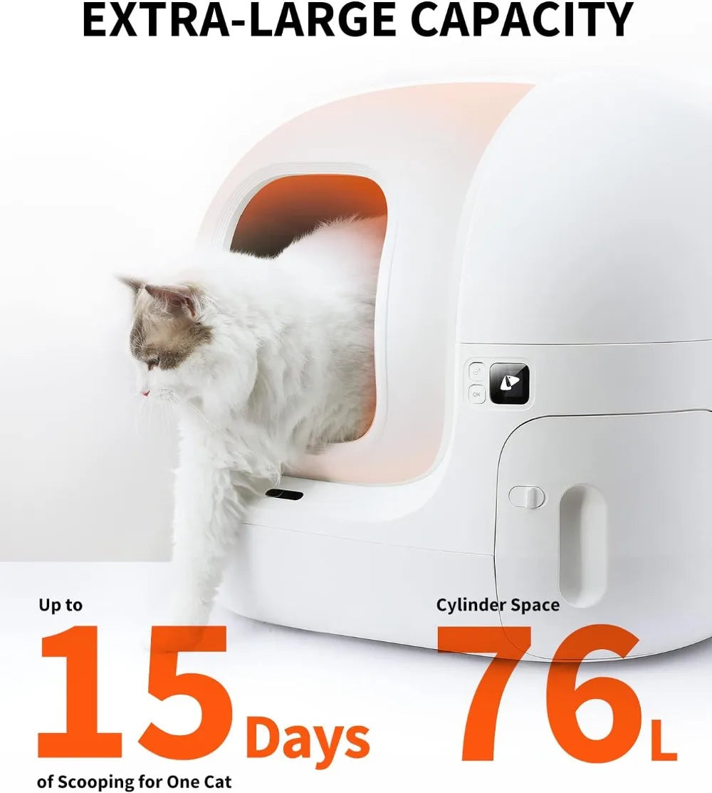 Middlepet™ Max 76L Automatic Self-Cleaning Cat Litter Box