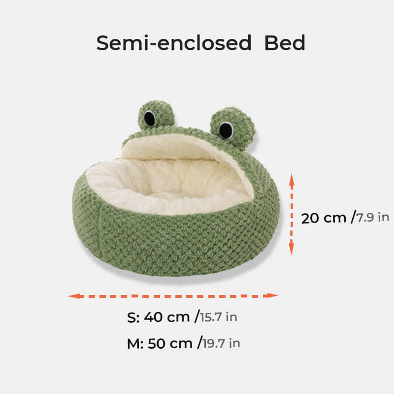 Frog-shaped bed for cat Middlepet™