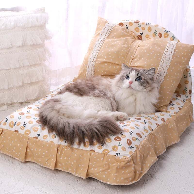 Middlepet™ Bowknot Princess Pet Bed for Dogs & Cats - MP