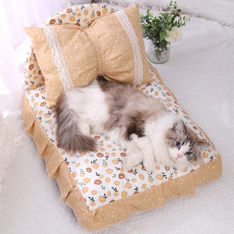 Middlepet™ Bowknot Princess Pet Bed for Dogs & Cats - MP