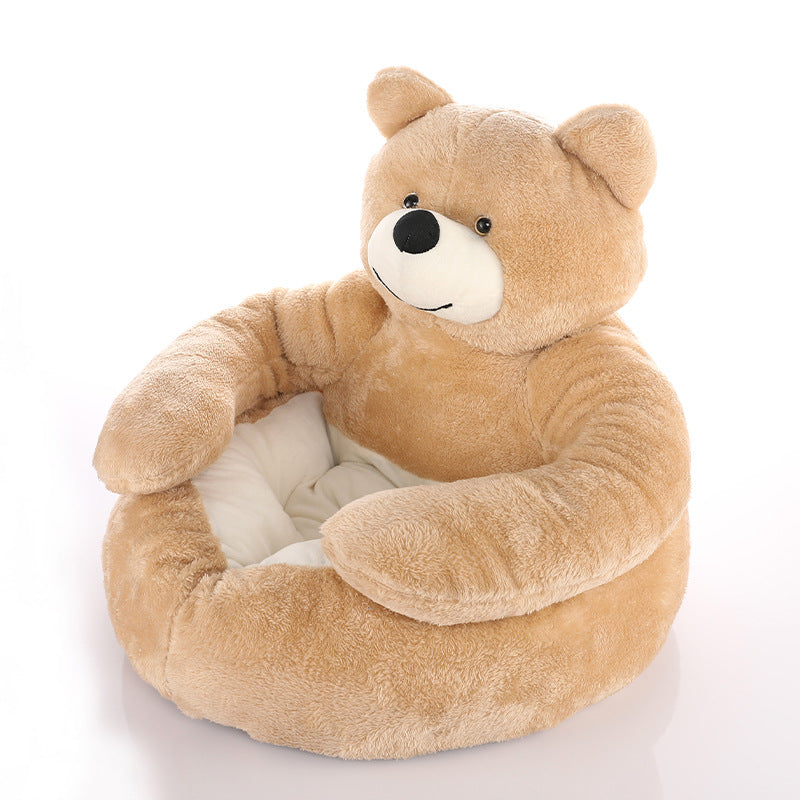 Cute Detachable Cuddle Bear Cat Bed - MP