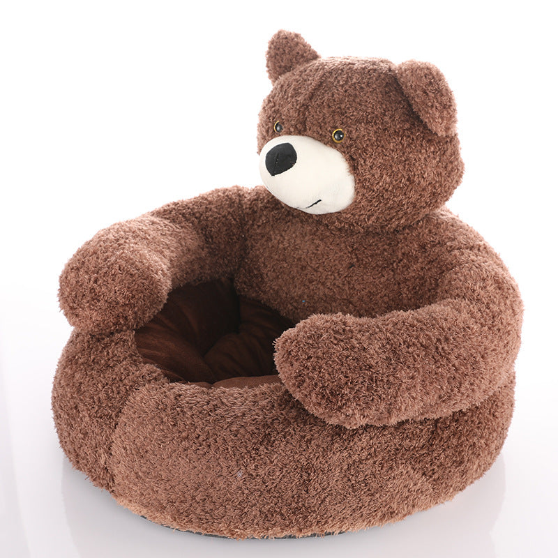 Cute Detachable Cuddle Bear Cat Bed - MP