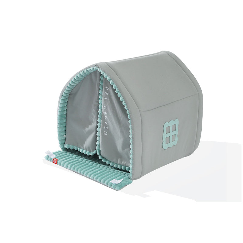 Middlepet™ - Dog House Bed with Double Curtains - MP