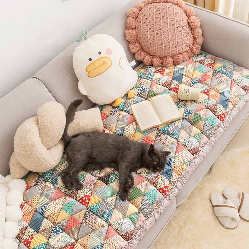 Garden Chic Cotton Pet Bed Cover Middlepet™